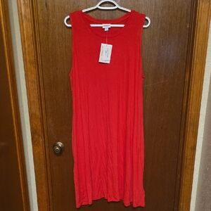 NWT 2XL Lularoe Charolette Dress - Tank Swing Sleeveless Dress